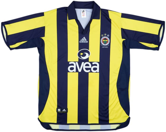 2006-07 Fenerbahce Basic Home Shirt - 4/10 - (XL)