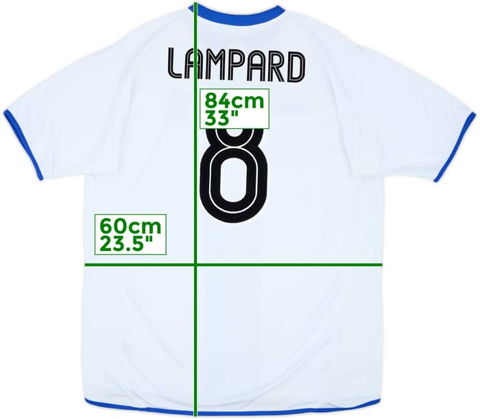 2003-05 Chelsea Away Shirt Lampard #8 - 8/10 - (XL)