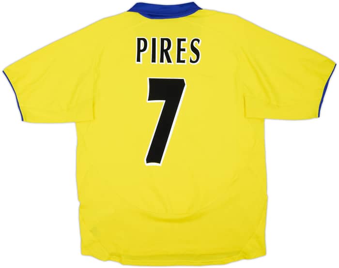2003-05 Arsenal Away Shirt Pires #7 - 8/10 - (M)