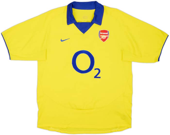 2003-05 Arsenal Away Shirt Pires #7 - 8/10 - (M)