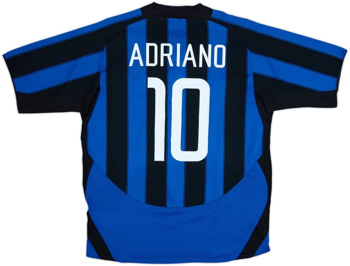 2003-04 Inter Milan Home Shirt Adriano #10 - 8/10 - (XL)
