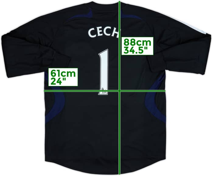 2007-08 Chelsea GK Shirt Cech #1 - 8/10 - (XL)