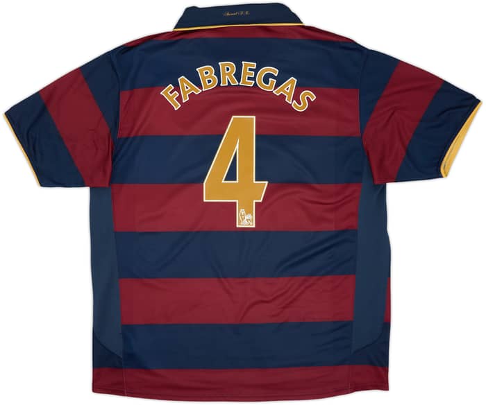 2007-08 Arsenal Camiseta Tercera Fabregas #4 - 8/10 - (XL)