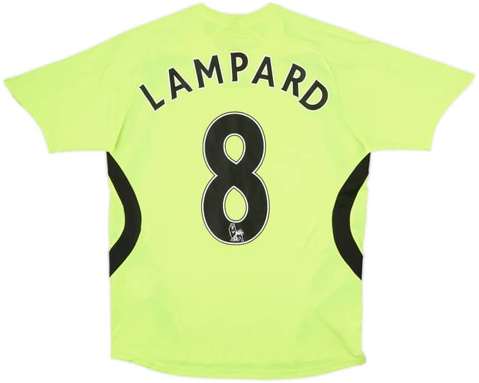 Camiseta de visitante del Chelsea 2007-08 Lampard #8 - 6/10 - (Niños L)
