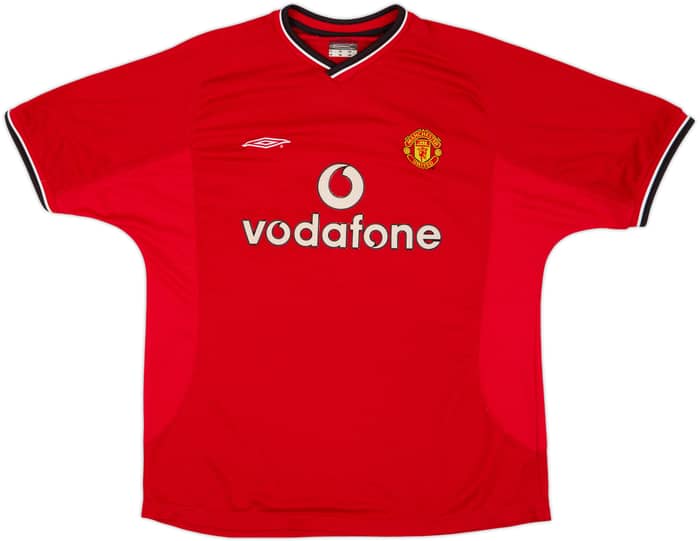 2000-02 Manchester United Home Shirt Beckham #7 - 5/10 - (L)