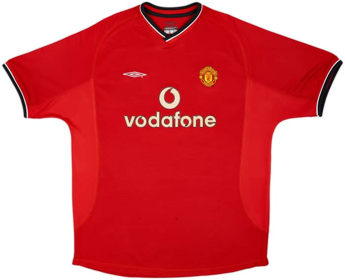 2000-02 Manchester United Home Shirt - 4/10 - (XL)