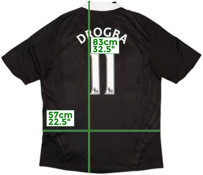 2008-09 Chelsea Away Shirt Drogba #11 - 8/10 - (XL)