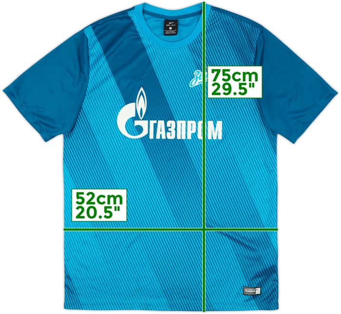 Camiseta básica de local del Zenit St. Petersburg 2016-17 - 8/10 - (L)