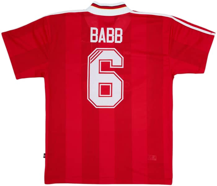 Camiseta de local del Liverpool 1995-96 Babb #6 - 8/10 - (L)