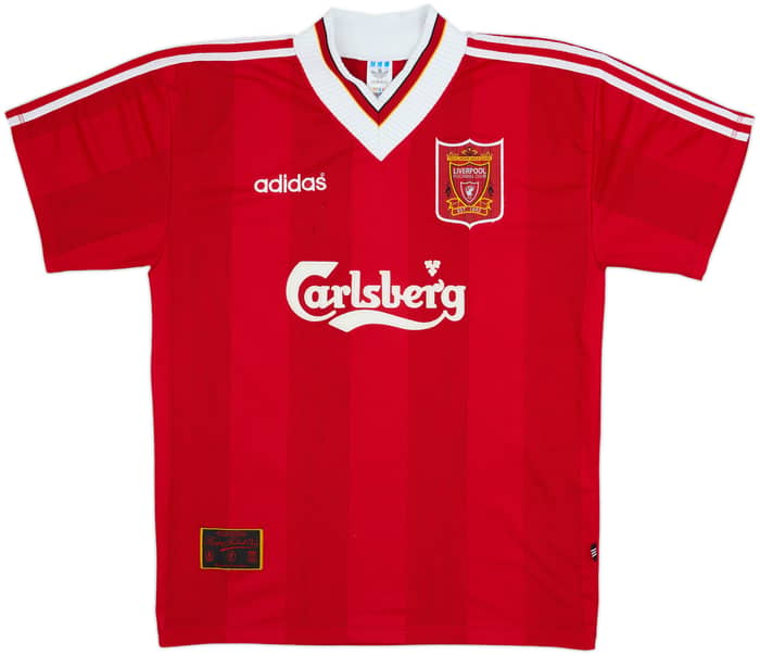 Camiseta de local del Liverpool 1995-96 Babb #6 - 8/10 - (L)