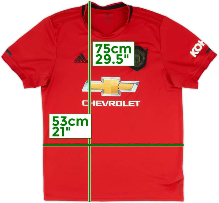 2019-20 Manchester United Home Shirt - 5/10 - (L)