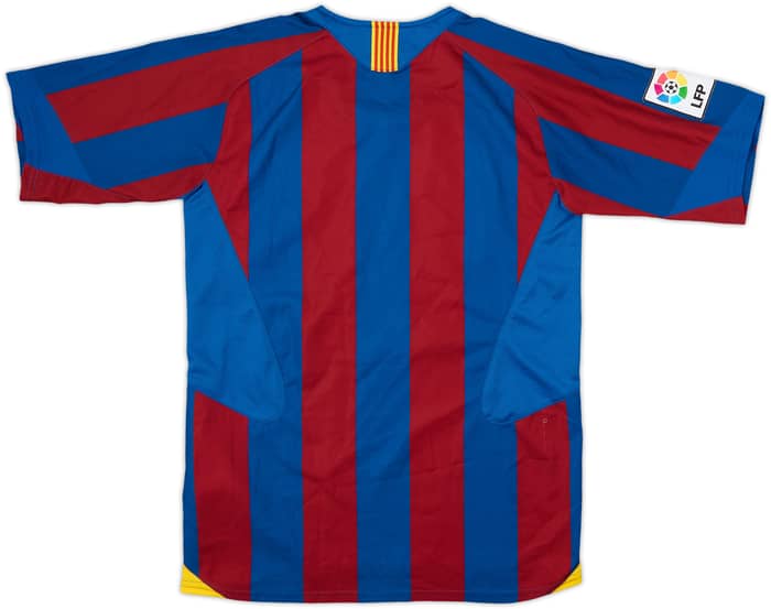 2005-06 Barcelona Home Shirt - 8/10 - (13-14 Years)
