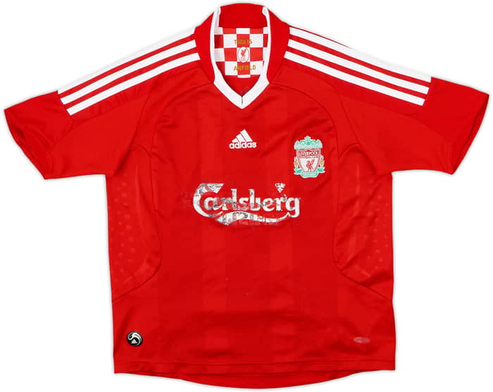 2008-10 Liverpool Home Shirt Torres #9 - 4/10 - (S.Boys)
