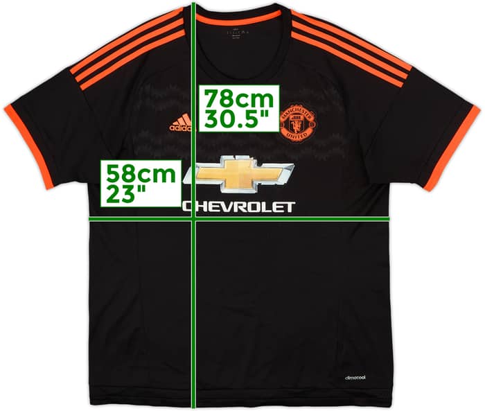 2015-16 Manchester United Third Shirt - 5/10 - (XL)