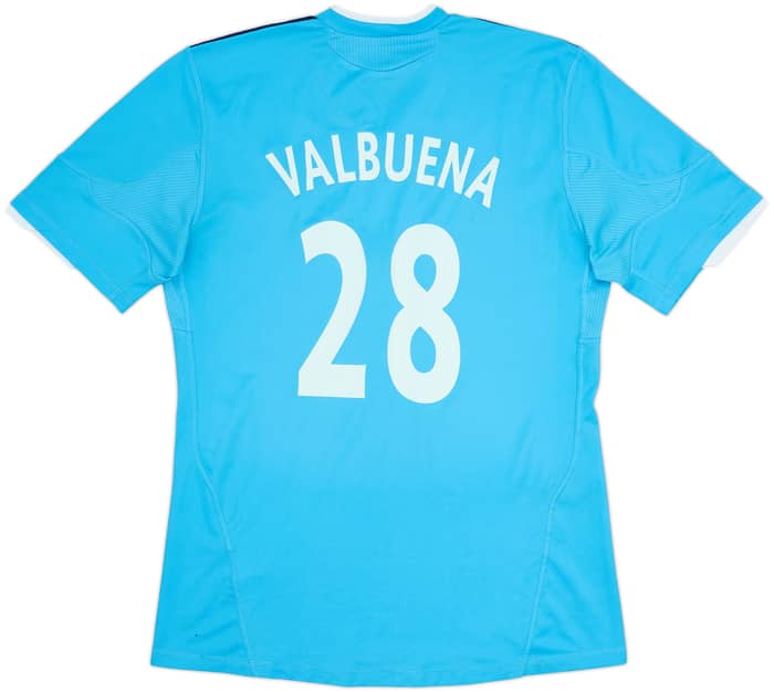 Camiseta de visitante del Olympique Marseille 2010-11 Valbuena #28 - 8/10 - (M)