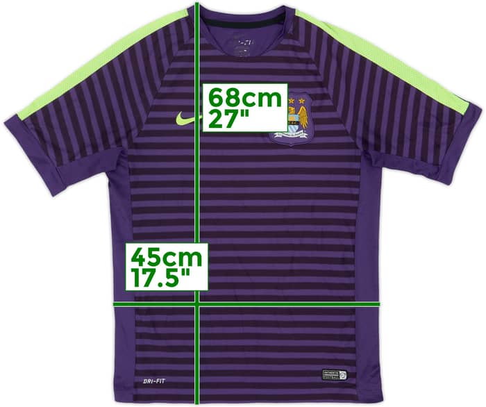 2014-15 Manchester City Nike Training Shirt - 5/10 - (M)