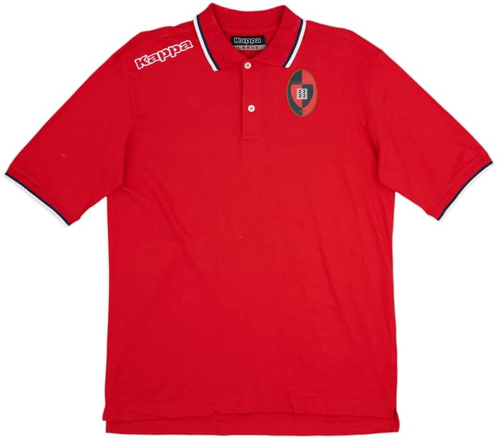 2012-13 Cagliari Kappa Polo Shirt - 9/10 - (L)