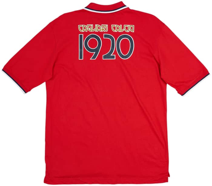 2012-13 Cagliari Kappa Polo Shirt - 9/10 - (L)
