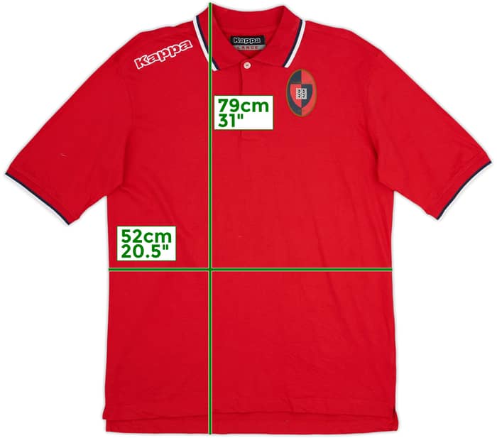 2012-13 Cagliari Kappa Polo Shirt - 9/10 - (L)