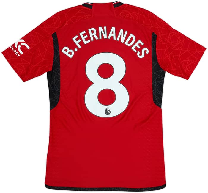 2023-24 Manchester United Authentic Home Shirt B.Fernandes #8 - 10/10 - (S)