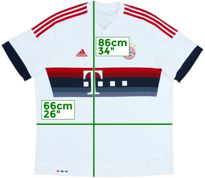 2015-16 Bayern Munich Away Shirt - 5/10 - (XXL)