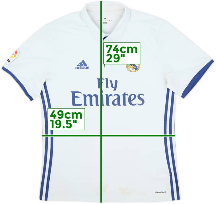 2016-17 Real Madrid Home Shirt - 5/10 - (M)