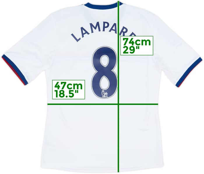 2013-14 Chelsea Camiseta de Visitante Lampard #8 - 6/10 - (M)