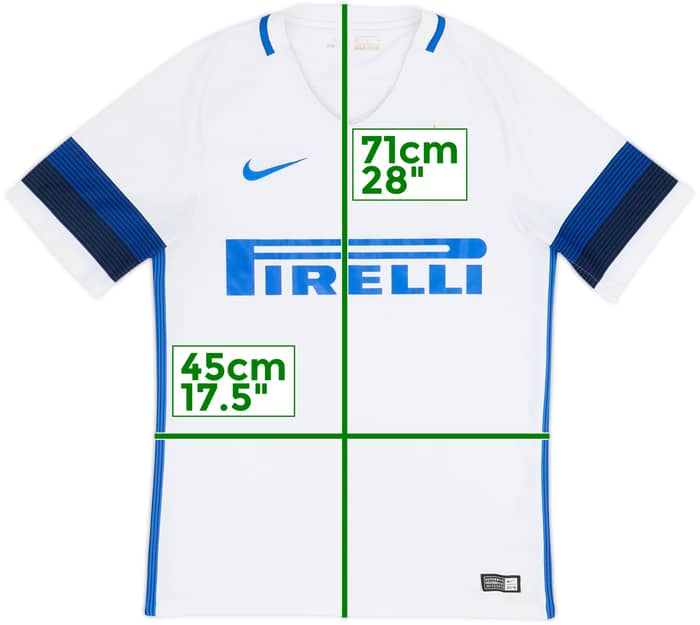 Camiseta de visitante del Inter Milan 2016-17 - 6/10 - (S)