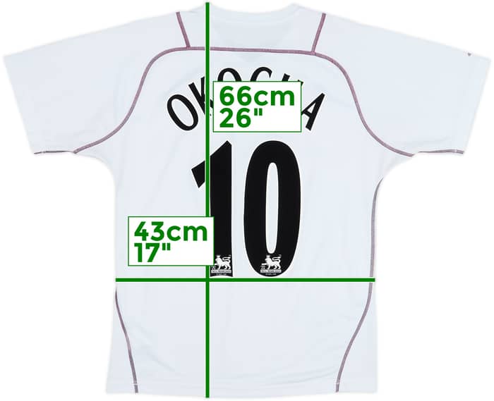 2003-05 Bolton Home Shirt Okocha #10 - 7/10 - (M)