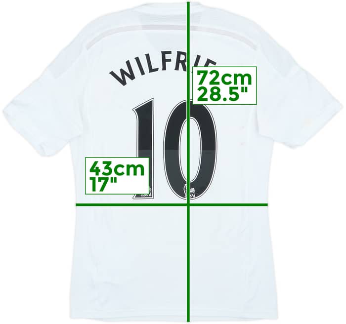 2014-15 Swansea Home Shirt Wilfried #10 - 6/10 - (M)
