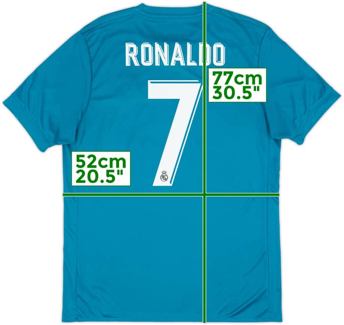 2017-18 Real Madrid Third Shirt Ronaldo #7 - 9/10 - (L)