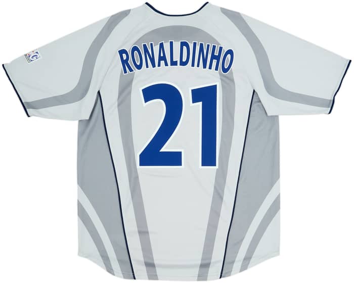 2001-02 Paris Saint-Germain Away Shirt Ronaldinho #21 - 6/10 - (L)