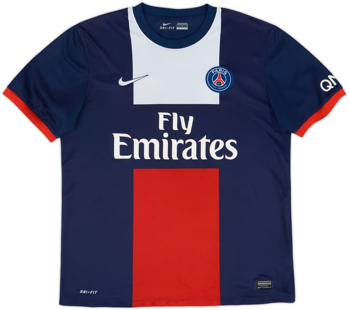 2013-14 Paris Saint-Germain Home Shirt Ibrahimovic #10 - 7/10 - (L)