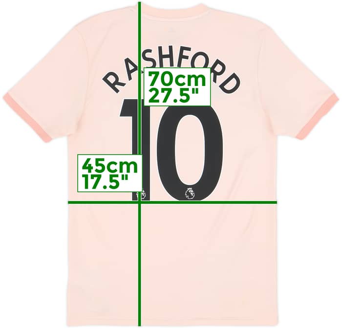 2018-19 Manchester United Away Shirt Rashford #10 - 8/10 - (S)