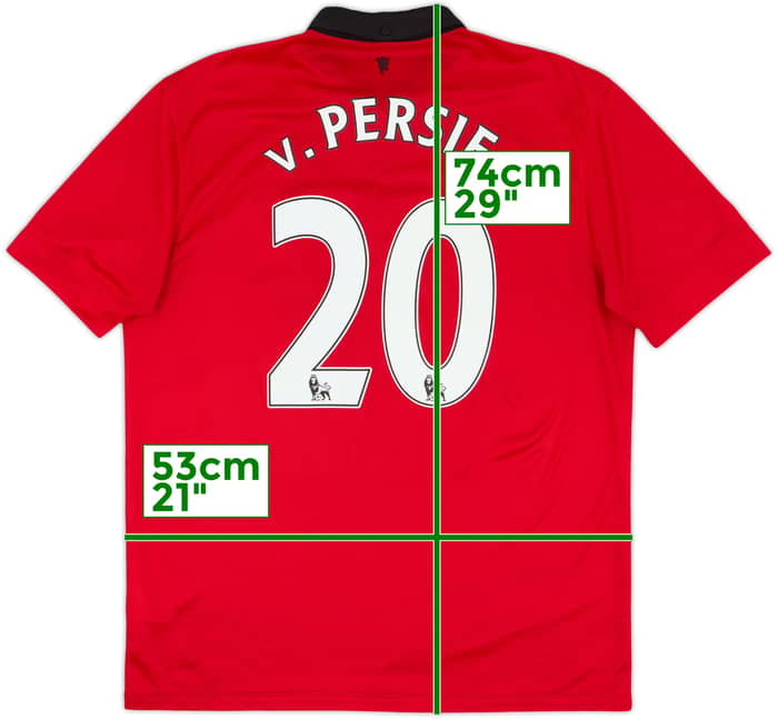 2013-14 Manchester United Home Shirt V.Persie #20 - 5/10 - (L)