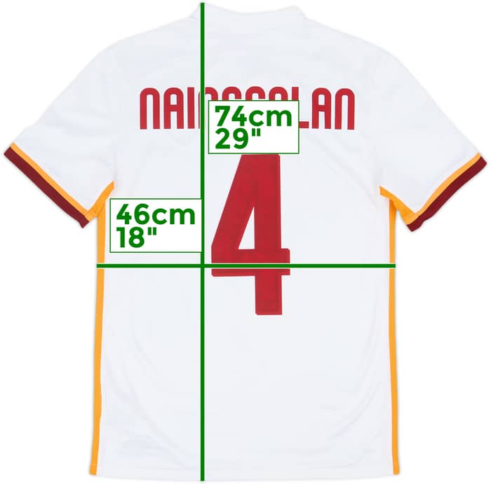 2015-16 Roma Away Shirt Nainggolan #4 - 10/10 - (S)