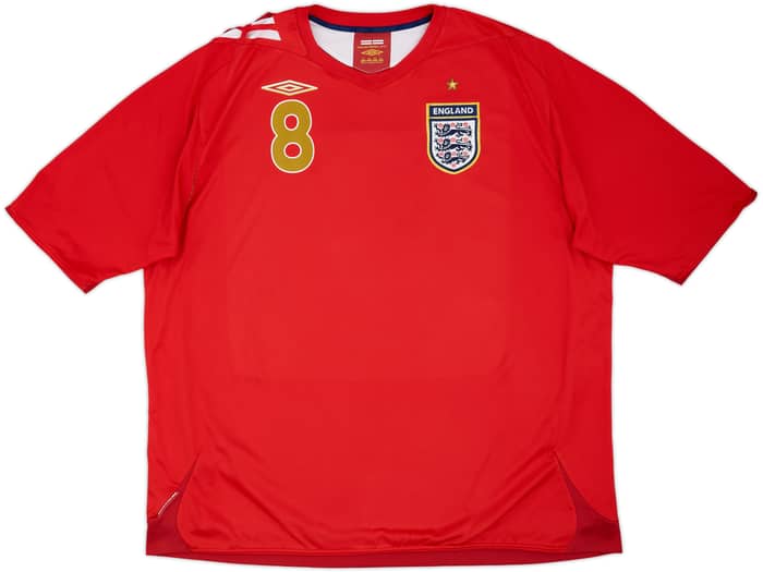 2006-08 England Away Shirt Lampard #8 - 7/10 - (3XL)