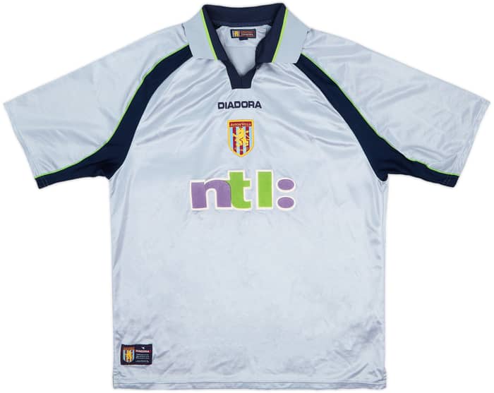 2001-02 Aston Villa Away Shirt Angel #8 - 8/10 - (L)