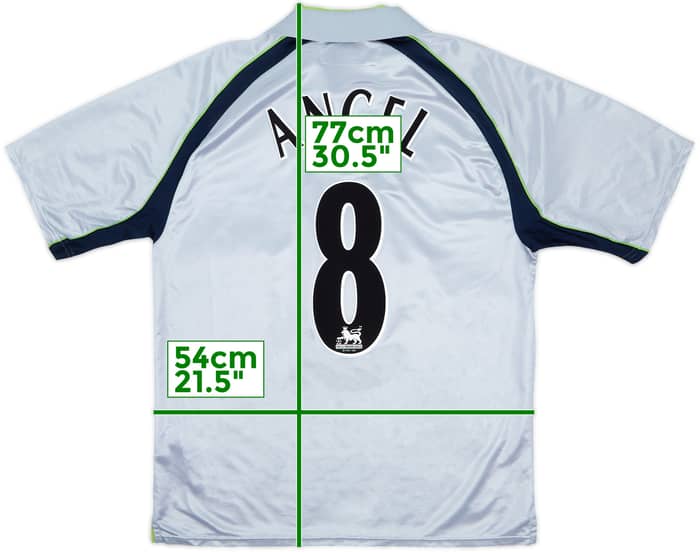 2001-02 Aston Villa Away Shirt Angel #8 - 8/10 - (L)