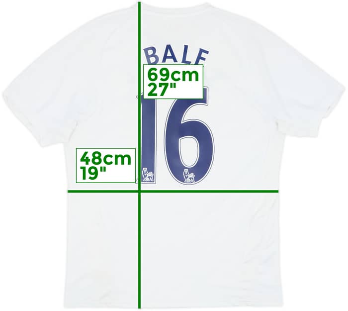 2007-08 Tottenham Home Shirt Bale #16 - 7/10 - (XL.Boys)