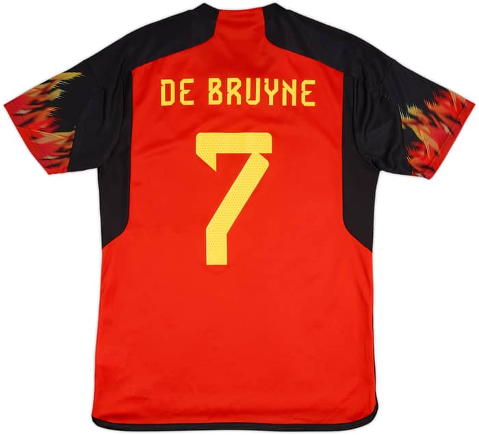 2022-23 Belgium Home Shirt De Bruyne #7 - 7/10 - (L)