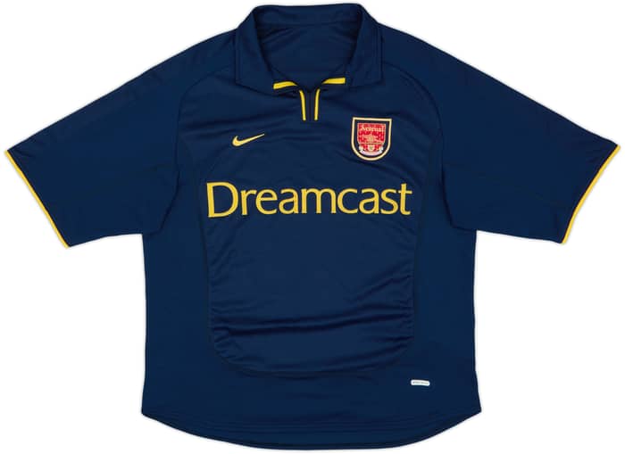 2000-02 Arsenal European Shirt Bergkamp #10 - 8/10 - (M)