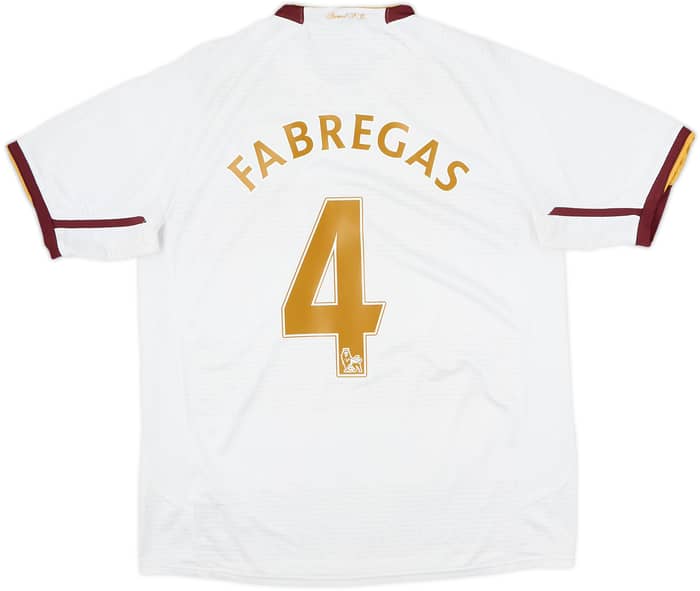 2007-08 Arsenal Away Shirt Fabregas #4 - 6/10 - (M)