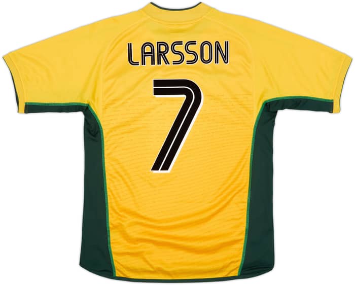 2002-03 Celtic Away Shirt Larsson #7 - 8/10 - (M)