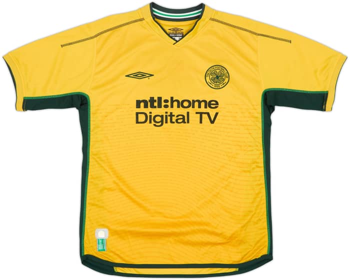 2002-03 Celtic Away Shirt Larsson #7 - 8/10 - (M)