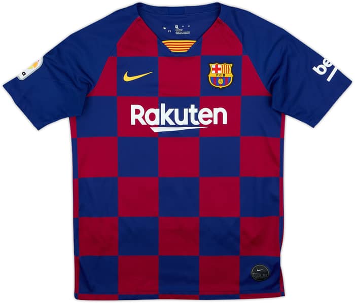2019-20 Barcelona Home Shirt Messi #10 - 7/10 - (XL.Boys)