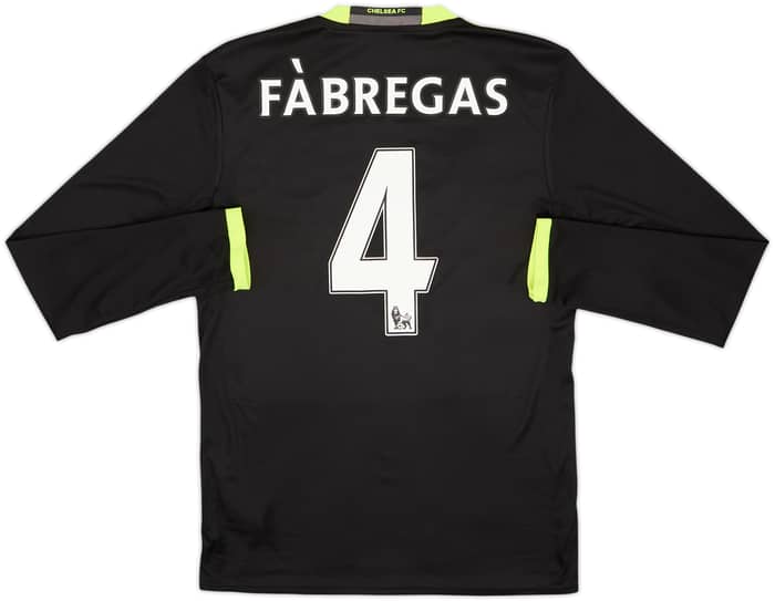 2016-17 Chelsea Away L/S Shirt Fabregas #4 - 10/10 - (S)