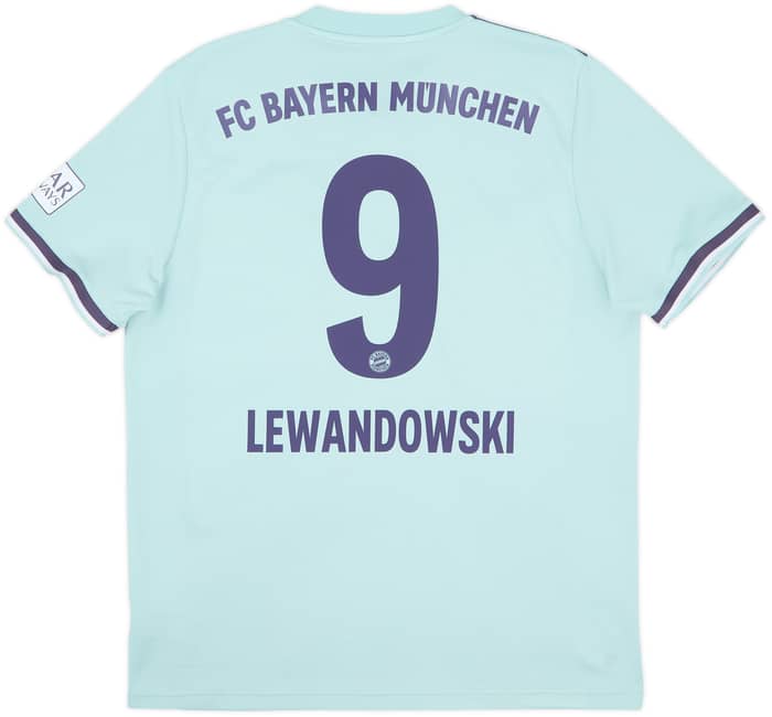 2018-19 Bayern Munich Away Shirt Lewandowski #9 - 8/10 - (L)
