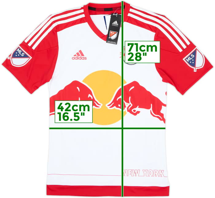 2015-16 New York Red Bulls Authentic Home Shirt (S)