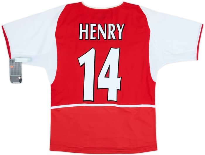 2002-04 Arsenal Home Shirt Henry #14 (S)